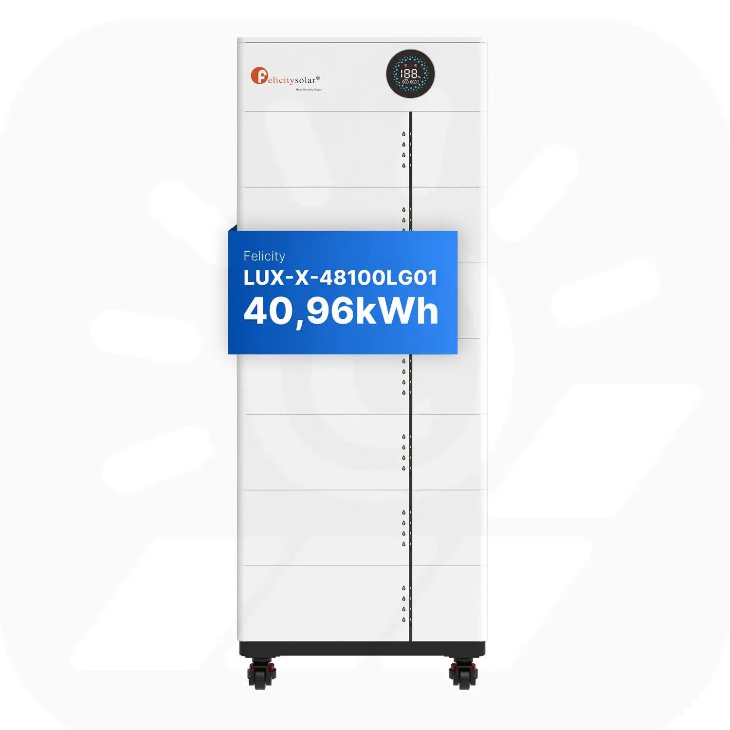 Felicity 40,96kWh PV-Speicher - LUX-X-48100LCG01 - Erweiterbare 48/51,2V LiFePO4 Batterie für Solaranlagen Felicity 40,96kWh PV-Speicher - LUX-X-48100LCG01 - Erweiterbare 48/51,2V LiFePO4 Batterie für Solaranlagen