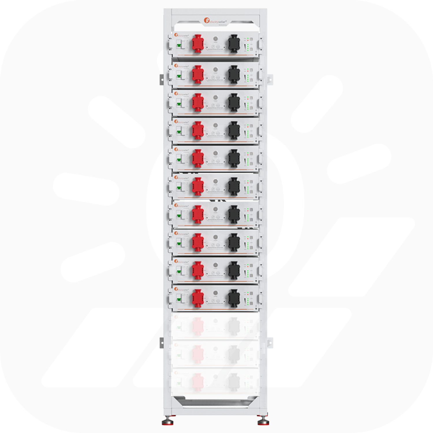 Felicity FLA48100UG1 Set – 51,2 kWh – Niedervolt Speicher inkl. Rack Felicity FLA48100UG1 Set – 51,2 kWh – Niedervolt Speicher inkl. Rack