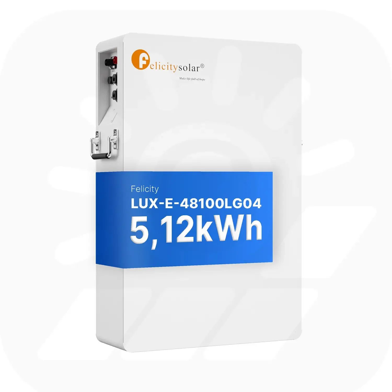 Felicity 5,12kWh PV-Speicher - LUX-E-48100LG04 - (LPBA48100-OL) - Erweiterbare 48/51,2V LiFePO4 Batterie für Solaranlagen