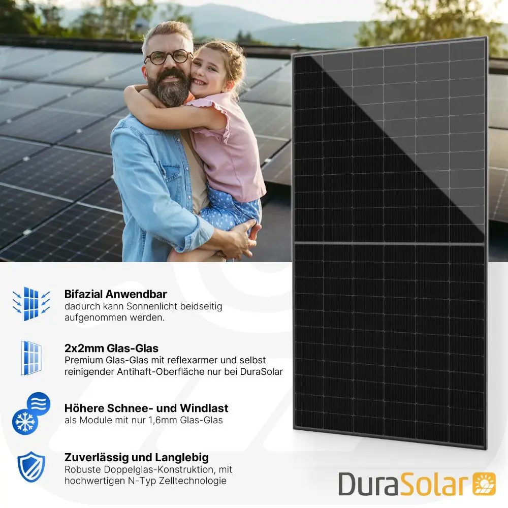 Jolywood 500W Full Black PV-Modul – (Bifazial | Glas-Glas | 120 Zellen) – JW-HD120N-R3 – Solar Panel Jolywood 500W Full Black PV-Modul – (Bifazial | Glas-Glas | 120 Zellen) – JW-HD120N-R3 – Solar Panel
