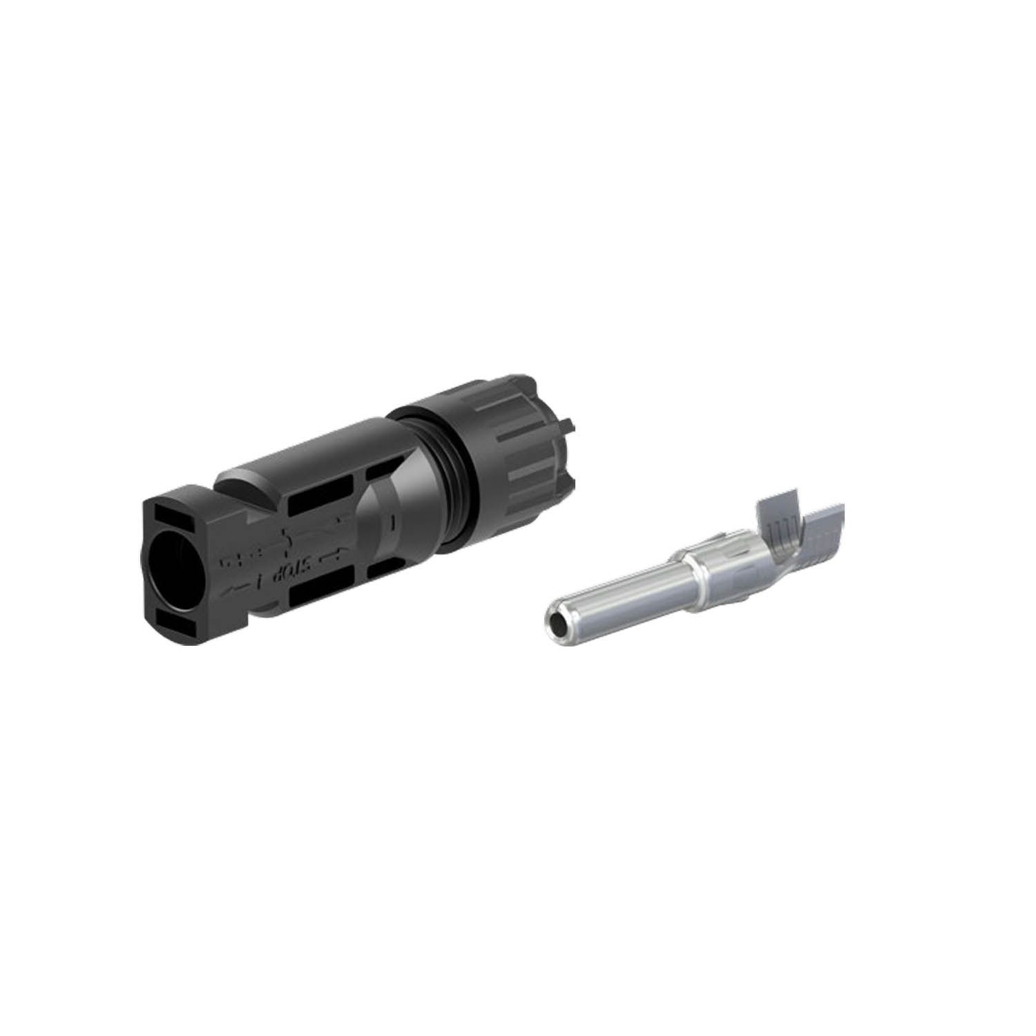 Stäubli MC4 Stecker 4-6mm² - PV-Stecker Stäubli MC4 Stecker 4-6mm² - PV-Stecker