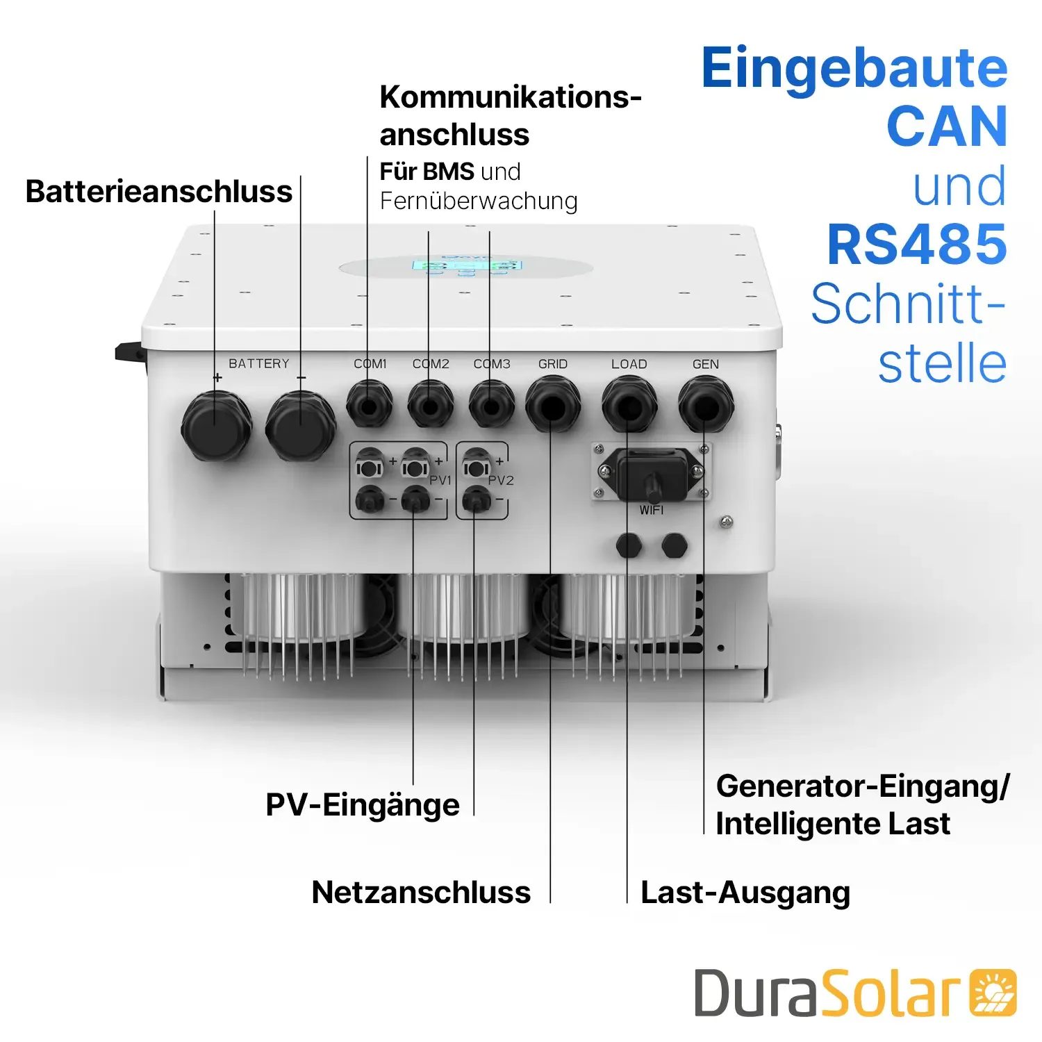 Deye SUN-6K-SG04LP3-EU- Hybridwechselrichter